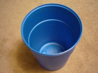 12 gallon Barrel Drum Plastic multipurpose Blue Open top Clamp  