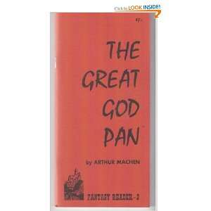  The Great God Pan Arthur Machen, David Weiss Neil Austin 