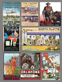 Vintage Travel Posters, Luggage Labels, Postcards CD  