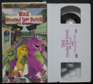   With Barney Dinosaur VHS Video Tape Children Classic Movie  