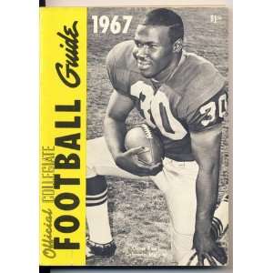Official Collegiate Football Guide 1967 (Oscar Reed on cover) NCAA 