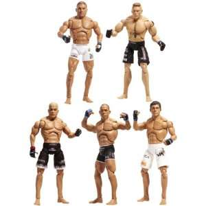  UFC Ultimate Fighting Deluxe 7 Action Figure #9 Set Of 5 