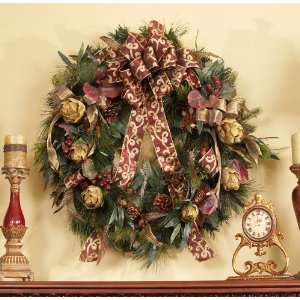  30 Artichoke & Berry Christmas Wreath