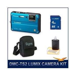  Panasonic LUMIX DMC TS2A TS2 TS2A Blue Digital Camera 
