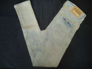 NEW WOMEN GUESS PREMIUM POWER SKINNY VINTAGE JEANS 8 29  