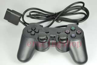 NEW 1PCS Black Shock Game Controller Game Pad for Sony Playstation 2 