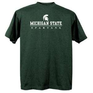  Michigan State Spartans MSU NCAA Forest Short Sleeve T 