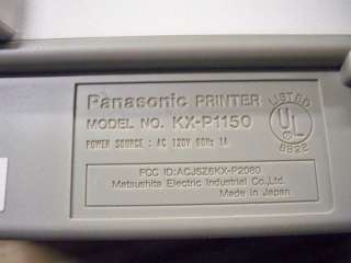 Panasonic KX P1150 Multi Mode B&W Dot Matrix Printer For Parts 