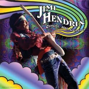 Jimi Hendrix Square Calendar 2010 (9781847572240) Books