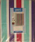 Stripes Pink/Blue/Purple/Green Fabric Shower Curtain NE