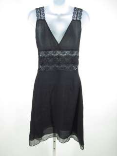 JENNY HAN Black Lace Strapless Sheer Dress Size XS  