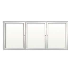  United Visual Products Indoor Enclosed Dry Erase Board w 