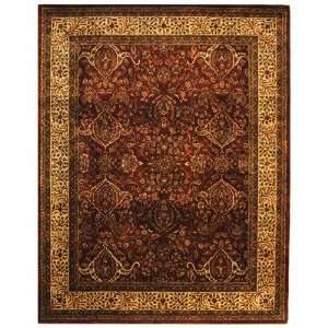   PL163A Red / Ivory Oriental Rug Size 36 Round Furniture & Decor