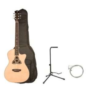  Luna Trinity Series TRI Parlor Size Acoustic Guitar Combo 