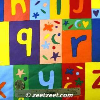 Lucy Cousins~MAISY LETTERS~Alphabet Fabric /Yd.  