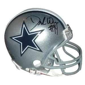 DeMarcus Ware Autographed Mini Helmet   Autographed NFL Mini Helmets 