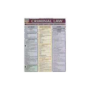  Criminal Law (Quickstudy Law) (9781572226852) Inc 