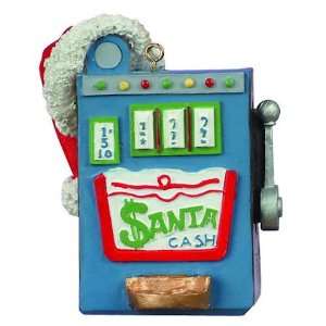  Santas Slot Machine Christmas Ornament