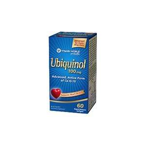  Ubiquinol 100 mg. 100 mg. 60 Softgels Health & Personal 
