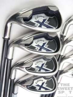 LH Callaway Golf X 20 Iron Set 4 S Graphite Regular Left Hand  