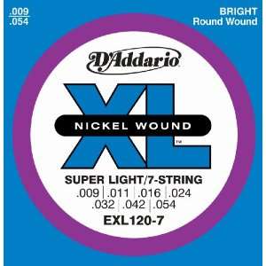   String Electric Guitar Strings, Super Light, 9 54 Musical Instruments