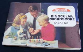 1966 Booklet Skilcraft Binocular Microscope Manual  