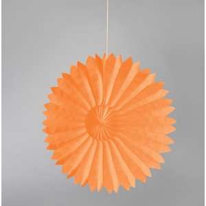  Orange Paper Tissue Fans