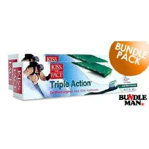 Toothpaste Triple Action Certified Organic Aloe Vera, 3.4 fl oz (96 g 