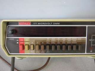 Keithley 177 Microvolt DMM Digital Multimeter  
