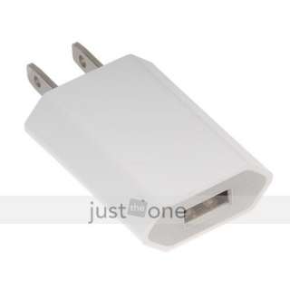 Home Travel AC Wall Charger Adapter w USB Port for iPod Touch iPhone 