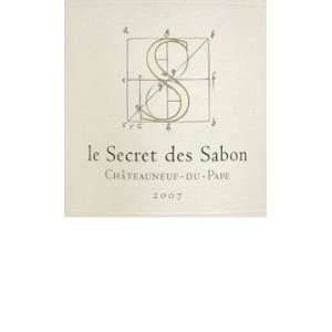  2007 Sabon Chateauneuf du Pape Le Secret des Sabon 750ml 