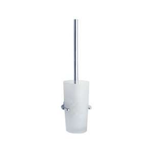  Smedbo Loft Brushed Nickel Wallmount Toilet Brush Set with 