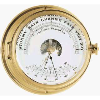   Brass Barometer/ Thermometer (Made In Germany)