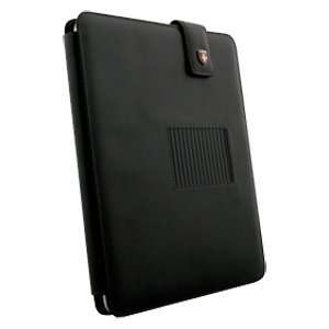  Swiss Leatherware Bank Folio for Apple iPad, Black 