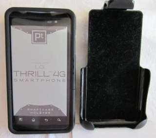   Series Cover Case with Holster for LG Thrill 4G Phone   Black LTC21SB
