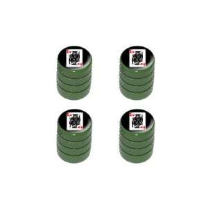  King of Hearts   Playing Cards   Tire Rim Valve Stem Caps 