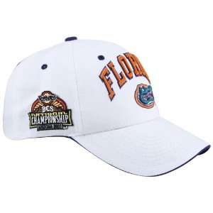 Zephyr Florida Gators White 2007 National Championship Game Twill Hat 