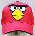 Licensed ANGRY BIRDS Kids Boys Baseball Cap Hat  Red (JoyAve)