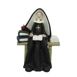 Catholic School Teacher Nun Figurine 