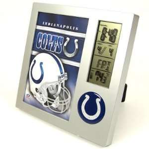  INDIANAPOLIS COLTS LCD DESK ALARM CLOCK PICTURE FRAME 