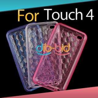   Silicone Skin TPU Gel Cover Case for Apple iPod Touch 4 4th Gen  