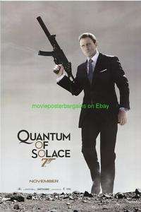 QUANTUM OF SOLACE MOVIE POSTER 1S 2ND ADV. JAMES BOND  