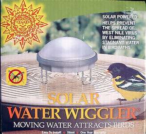 ALLIED SOLAR WATER WIGGLER   Moving Water Attracts Birds 022102008111 