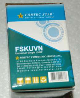Fortec Star Single Universal Ku Linear LNBF LNB 0.2 dB  