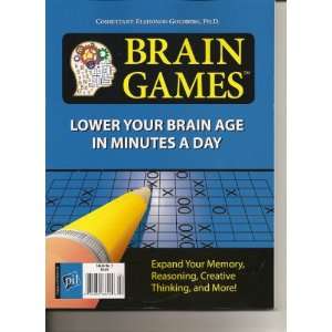    Brain Games Lower Your Brain Age in Minutes a Day (2010) Books