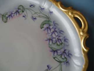  bavaria violets hand painted cake plate retail $ 99 at fine 