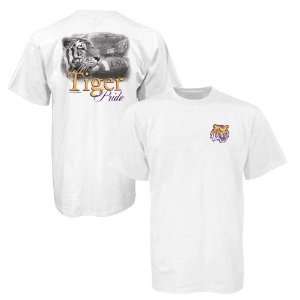  LSU Tigers White Tiger Pride T shirt