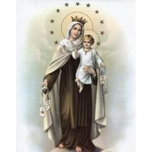 Our Lady of Mount Carmel 8 x 10 Carded Picture (SFI 6012)  