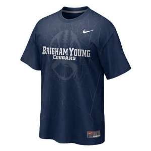    BYU Cougars NCAA Practice T Shirt (Navy)