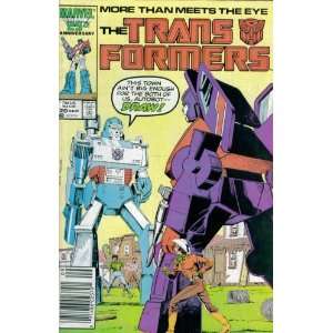  The Transformers # 20  Showdown (Marvel Comic Book 1987 
